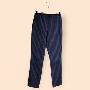 rag & bone Dark Blue Striped Trousers